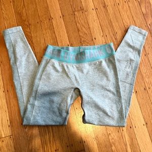 Gymshark Flex Seamless Leggings in Turquoise